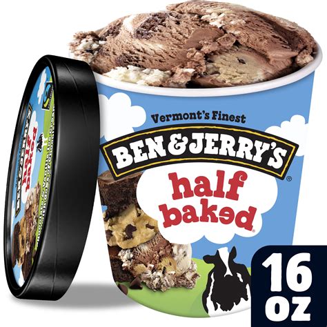 Ben & Jerry's Half Baked Ice Cream 16 oz - Walmart.com - Walmart.com