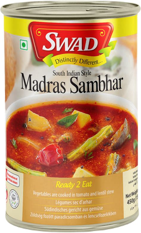 SWAD Ready to Eat Madras Sambhar 450g – swad.shop