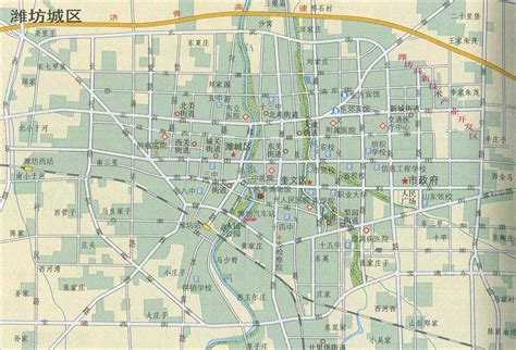 潍坊区域地图,潍坊市区地图全图 - 伤感说说吧
