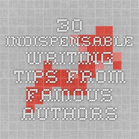 Image result for Writing Tips from Authors