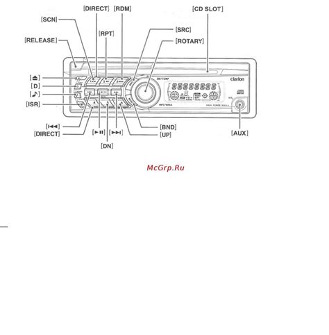 Wiring diagram for Clarion db185mp car stereo