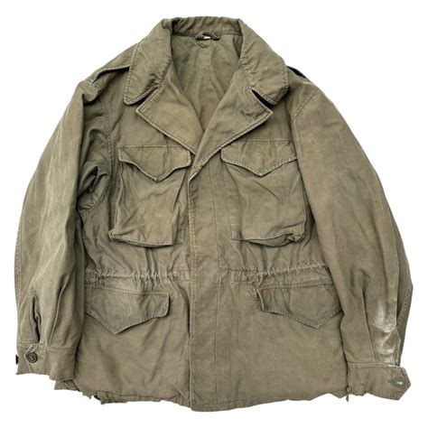 Original WWII US M-1943 Field jacket - Oorlogsspullen.nl - Militaria shop