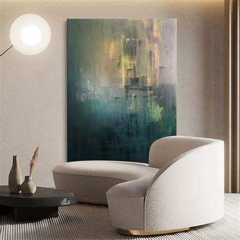 Black and Gold Abstract Canvas Painting Wabi-Sabi Wall Art Black and ...