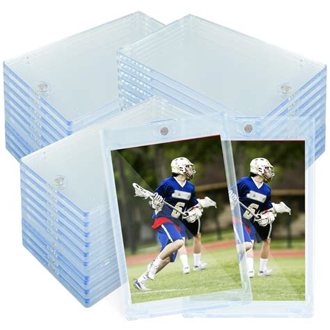 Amazon.com: TORONTOKYO 100ct Magnetic Card Holders for Trading Cards ...