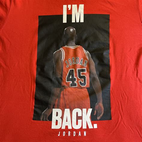 Jordan Brand Chicago Bulls Michael Jordan I’m Back We… - Gem