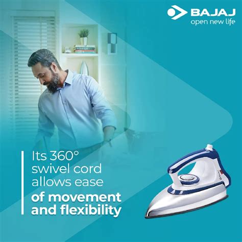 Bajaj Majesty 1000 Watts Dry Iron