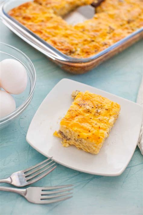 Easy Sausage & Egg Breakfast Casserole - A Joyfully Mad Kitchen
