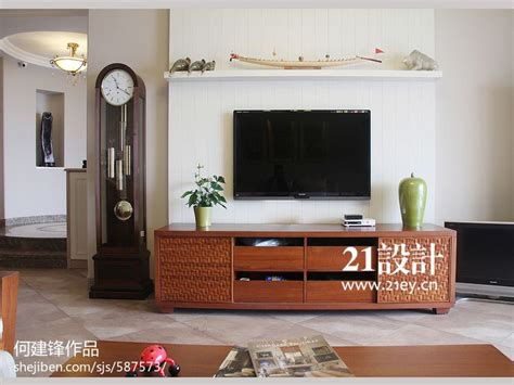22平方米简约客厅电视柜装修效果图_太平洋家居网图库
