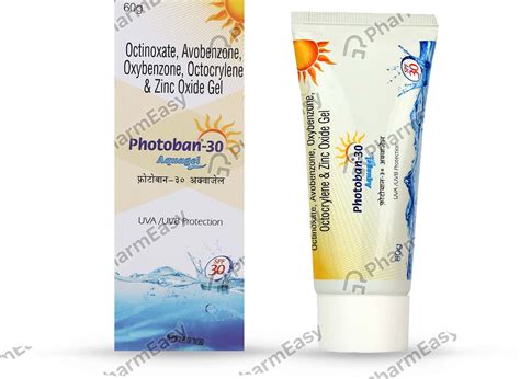 Buy PHOTOBAN 30 AQUAGEL SPF 30 TUBE OF 60GM GEL Online & Get Upto 60% ...