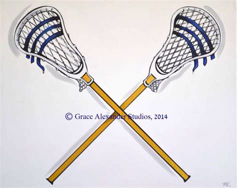 Lacrosse Stick Drawing at GetDrawings | Free download