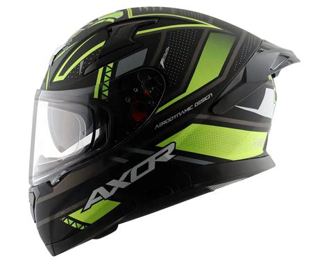AXOR Apex Tiki Dull Black Neon Yellow Full Face Helmet – Sparkly Helmets
