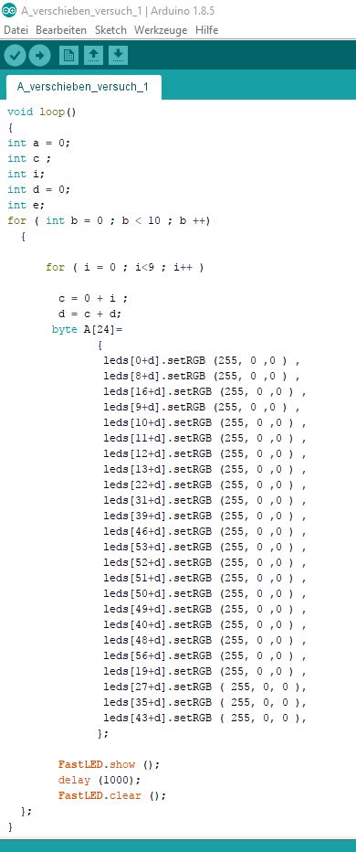 Image result for Arduino Lauflicht Code