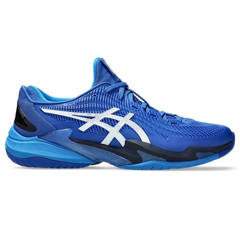 Asics Court FF 3 Novak Tennis Shoes (Tuna Blue/Pure Silver) – Sportswing.in