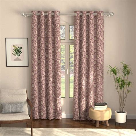 Mystic Wine Printed Blackout Curtains for Kids Room | Urban Space ...