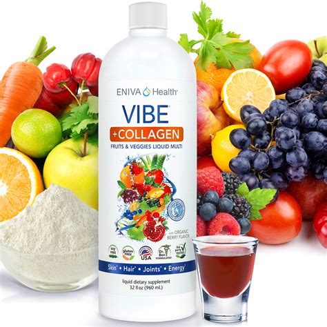 VIBE COLLAGEN Superfoods Liquid Multivitamin - Eniva