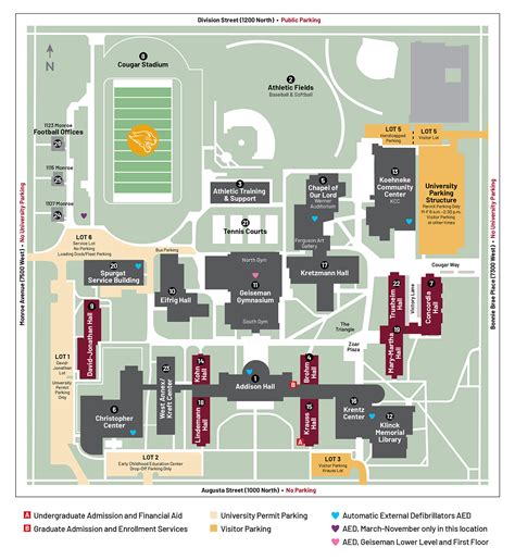 Map Of Concordia University Chicago