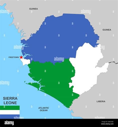 Sierra leone map hi-res stock photography and images - Alamy