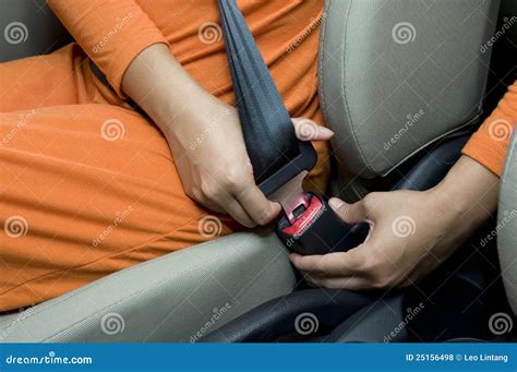 Fasten Seat Belt stock photo. Image of passenger, driver - 25156498