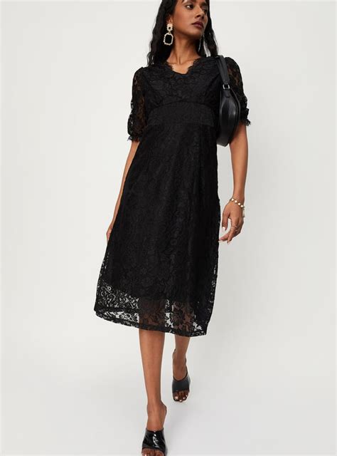 Buy Women Lace Empire Waist Dress Online at just Rs. 1399.0 ...