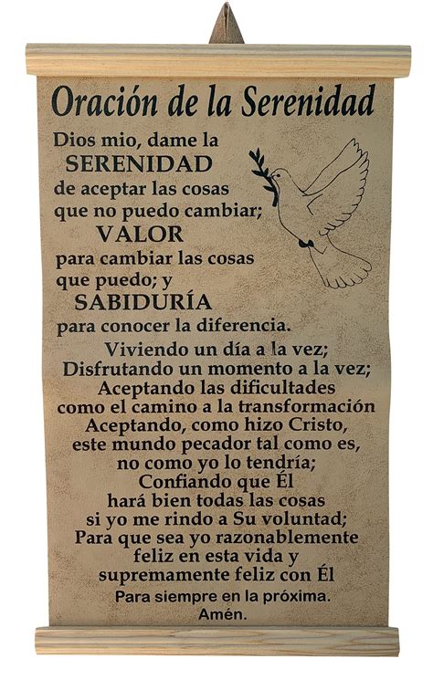 La Oracion De Serenidad Tarjeta De La Oración De La Serenidad (M 26)