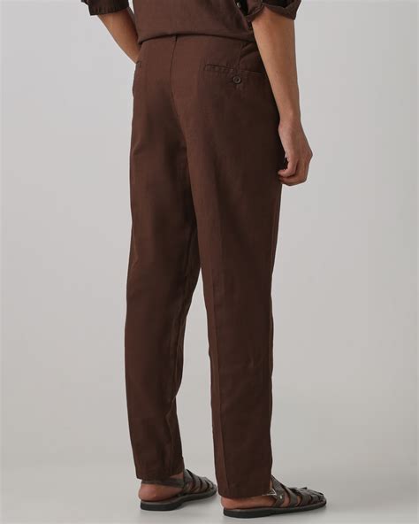 Buy Maroon Relaxed Fit Drawstring Trouser Pants Online at Muftijeans