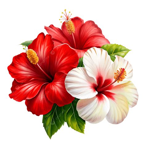 Hibiscus Flower Clip Art PNG, Vector, PSD, and Clipart With Transparent ...