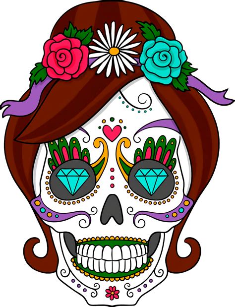 mexican skulls - Clip Art Library