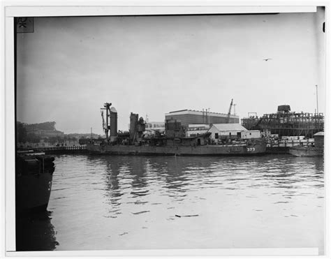 USS Shaw (DD-373) on Trials