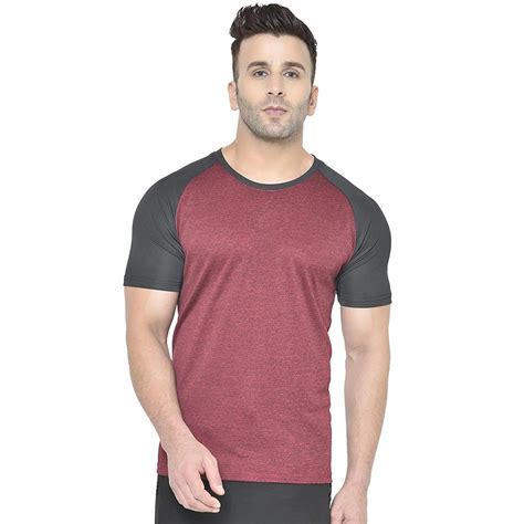 Customizable Slim Fit Solid Color Mens T Shirt 100% Polyester Soft And ...