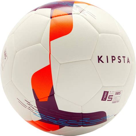 KIPSTA by Decathlon Football Ball F500 Size 5 - White Football - Size ...