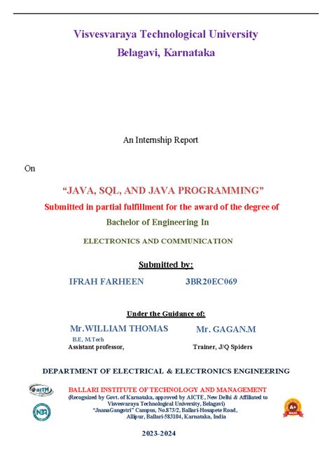 Final - refer - Visvesvaraya Technological University Belagavi ...