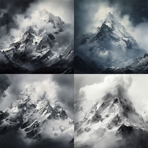 a cloudy mountain ra-Midjourney绘画示例-Midjourney官网