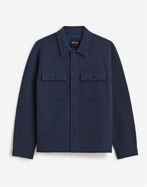 Boiled Wool Shirt-Jacket | Madewell