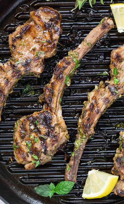 Marinated Lamb Chops with Garlic and Herbs - Rachel Cooks®