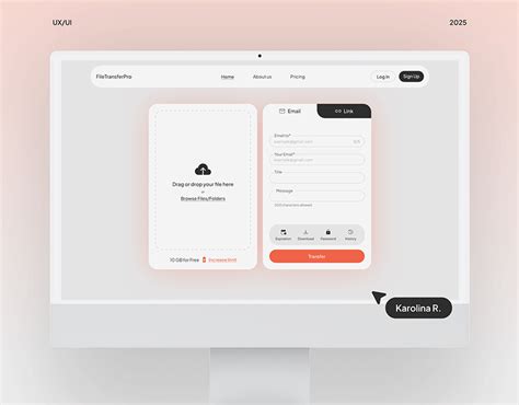 Computer File Transfer UI Interface 的图像结果