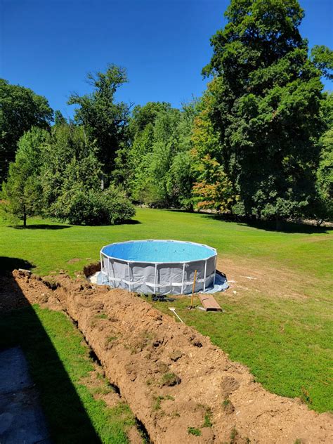 Image result for Intex Above Ground Pool Installation