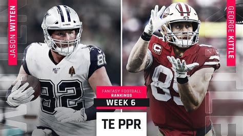 Week 6 Fantasy PPR Rankings: Tight end | Sporting News