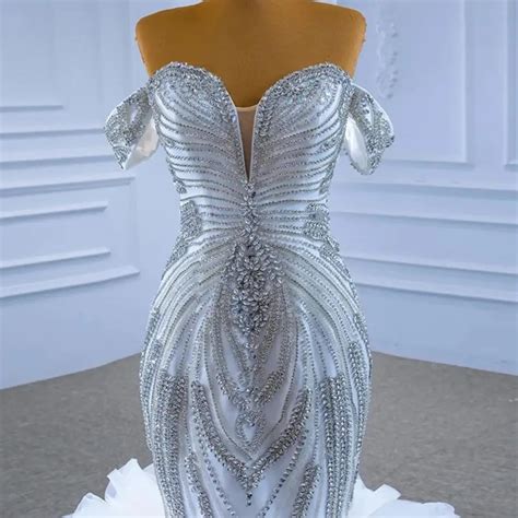 Shop Our 2023 Custom Made Heavy Beaded Mermaid Wedding Dresses