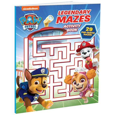 Buy PAW Patrol Legendary Mazes Activity Book | 29 Pup-Tastic Mazes Book ...