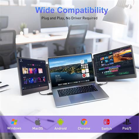 Maxfree Laptop Screen Extender, 14 FHD 1080P Triple India | Ubuy