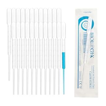 Biologix 3ml Plastic Transfer Pipettes, 183mm Long Transfer Pipettes ...