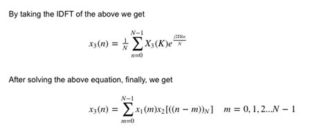 Image result for Circular Convolution Property of DFT MATLAB
