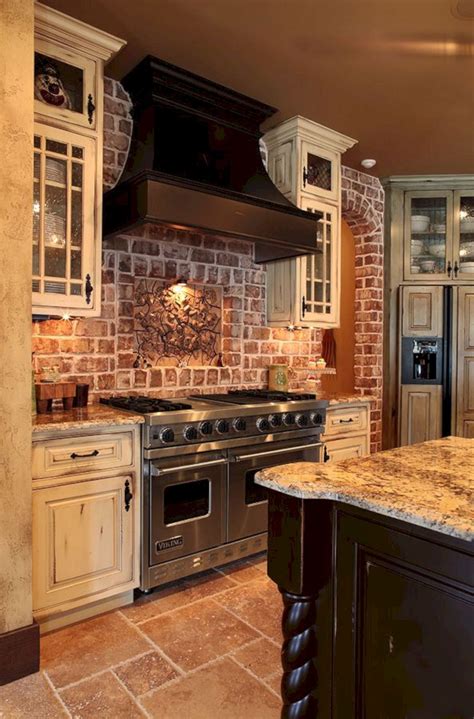Phenomenal 20+ Beautiful Red Brick Kitchen Design Ideas https ...