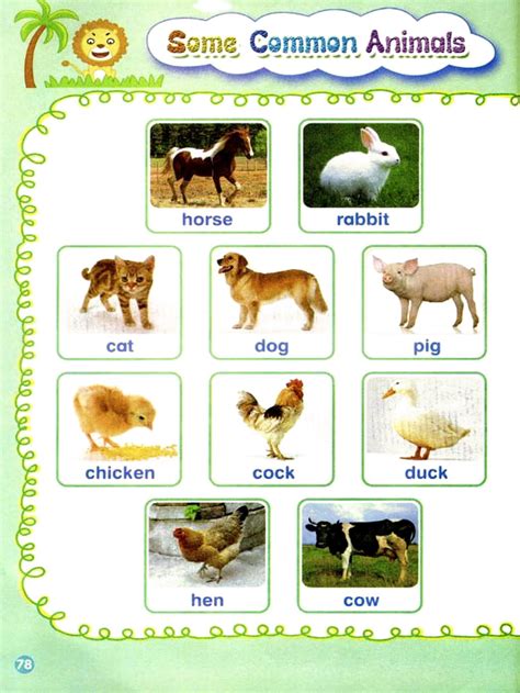 湖南少年儿童出版社英语|常见动物的英文名称