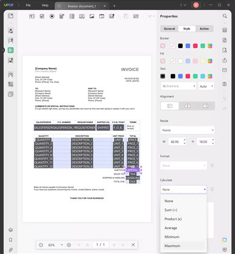 How to Add Calculations in PDF? (Step by Step) | UPDF
