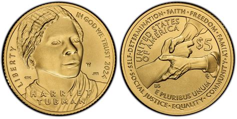2024-W $5 Harriet Tubman (Regular Strike) Modern Gold Commemorative ...