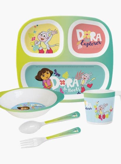 Buy SERVEWELL Dora Print 5-Pc. Kids Dining Set from Servewell at just ...