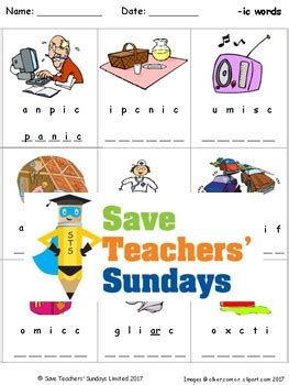 Phonics Worksheets - Join The Letters To Make The Words Teaching ...