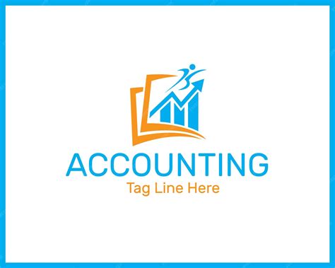 Premium Vector | Vector accounting company logo Design template