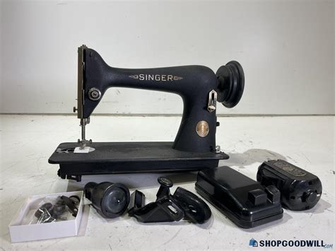 Antique Singer Model 66 Sewing Machine W/ Foot Pedal & Parts | ShopGoodwill.com